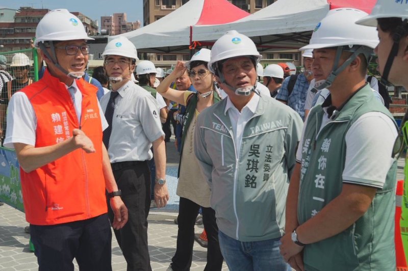 長福橋改建進度突破八成 吳琪銘邀中央現勘：如期如質完工、兼顧防洪與地方發展