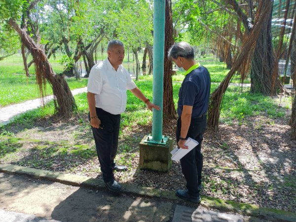 輔導會吳志揚副主任委員視導佳里榮家 關懷風災復原情形